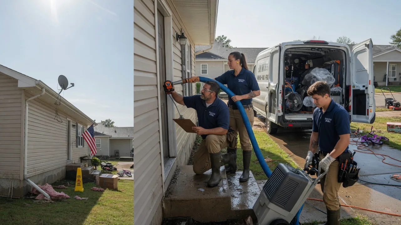 Ceiling Water Damage Restoration in Houston, MS near me